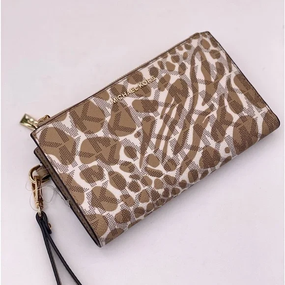 Michael Kors Wallet Wristlet Camel Multi Color - Picture 14 of 14